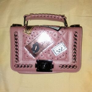 Pink Quilted Handbag